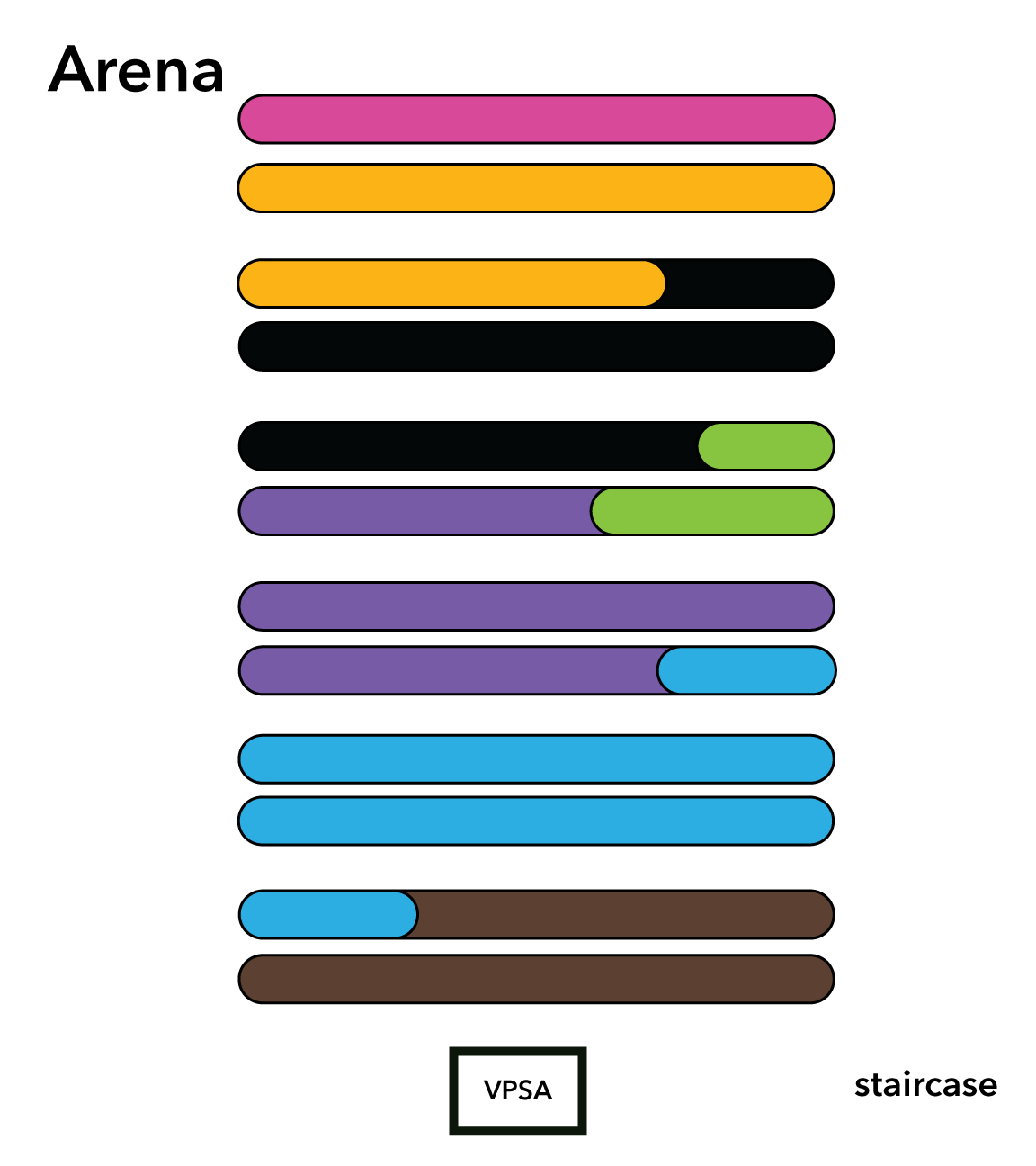 Arena Side Involvement Fest Map Fall 2025